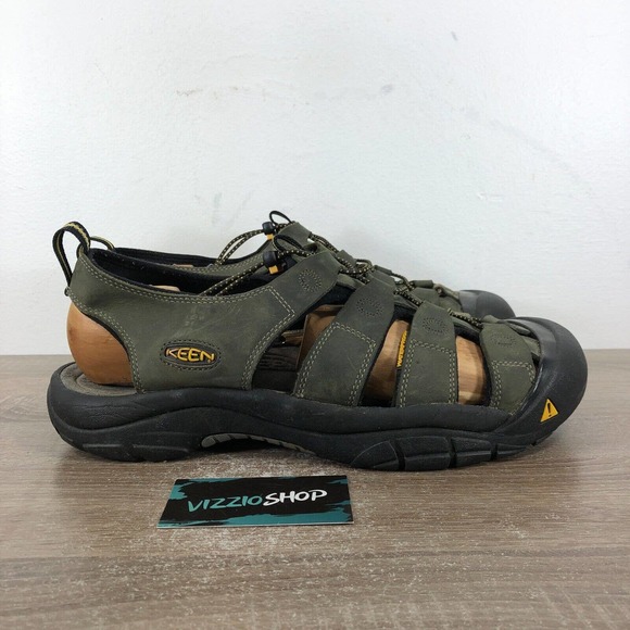 Keen Shoes Keen Hurricane Suede Gray Sport Sandals Mens 4 Eu 407